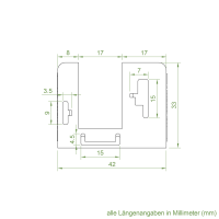 Einlauftrichter 32 x 42 mm | Sonderanfertigung