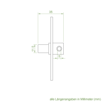 Rademacher RolloTube Wandlager | für Rademacher Antriebe Large