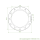 Set 8/P | Becker Adapter-Set für Nutwelle 63 N Kunststoff | für Becker Antriebe Serie P