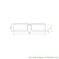 Set 7/P | Becker Adapter-Set für Rundrohr Ø 63 mm | für Becker Antriebe Serie P