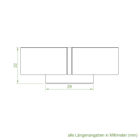 Set 7/P | Becker Adapter-Set für Rundrohr Ø 63 mm | für Becker Antriebe Serie P