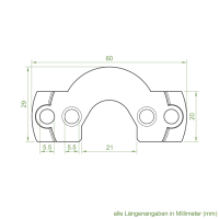 Set 9/R | Becker Wandlager mit Raste und Mini-Lasche | für Becker Antriebe Serie R