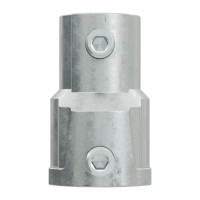 Geiger Kupplungsstück | Zinkdruckguss | 11 mm Innensechskant | mit zwei Klemmschrauben