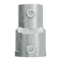 Geiger Kupplungsstück | Zinkdruckguss | 12 mm Innenvierkant | mit zwei Klemmschrauben