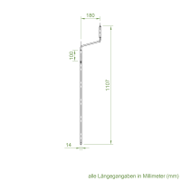 Geiger Schwimmbadgetriebe SBG01 | 3:1 | Abtrieb 13,1 | Zapfen 15 x 76,8 mm Niro
