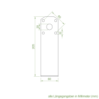 Geiger Schwimmbadgetriebe SBG01 | 3:1 | Abtrieb 13,1 | Zapfen 15 x 76,8 mm Niro