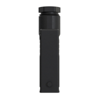 Geiger | Hirschmann- Verbinder 3- polig STAS3- Stecker | schwarz