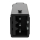 Geiger | Hirschmann- Verbinder 3- polig STAS3- Stecker | schwarz