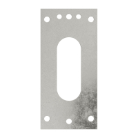 Geiger Unterlegplatte - UP2 | 40 x 85 x 2 mm | glanzvernickelt | für Gelenklager 22 x 85 mm Grundplatten