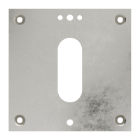 Geiger Unterlegplatte - UP5 | 85 x 85 x 2 mm | luftdicht | glanzvernickelt | für Gelenklager 22 x 85 mm Grundplatten