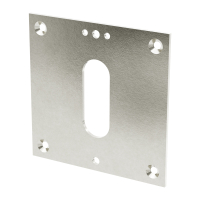 Geiger Unterlegplatte - UP4 | 85 x 85 x 2 mm | glanzvernickelt | für Gelenklager 22 x 85 mm Grundplatten