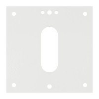 Geiger Unterlegplatte - UP6 | 85 x 85 x 2 mm | weiß pulverbeschichtet | für Gelenklager 22 x 85 mm Grundplatten