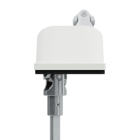 Geiger Versatz - Gelenklager 90° - G121 | Luftdicht | Grundplatte 53 x 65 mm | Links | Kurbelzapfen 11,9 mm | 6 mm Vierkant 300 mm