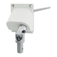 Geiger Versatz - Gelenklager 90 ° - G130  | Luftdicht | Grundplatte 53 x 65 mm | Rechts | Kurbelzapfen 11,9 mm | 6 mm Vierkant 300 mm