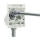 Geiger Versatz - Gelenklager 90° - G120 | Grundplatte 53 x 65 mm | Links | Kurbelzapfen 11,9 mm | 6 mm Sechskant - Länge 300 mm