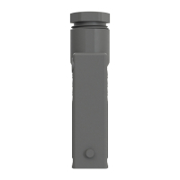 Hirschmann- Verbinder 3- polig STAS3- Stecker | grau