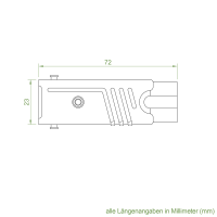 Hirschmann- Verbinder 3- polig STAS3- Stecker | grau