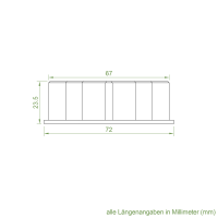 Elero Adapter-Mitnehmer-Set | Achtkant-Stahlwelle SW 70 | für Elero Typ 9 NHK Antriebe (Vorgänger von Artikelnummer 141123)