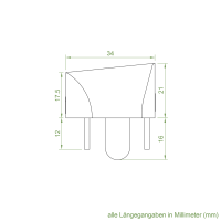 Einlauftrichter 34 x 40 mm | Sonderanfertigung