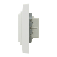 Taster CentronicEasy Control EC62P mit Bemaßung.