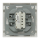 Taster CentronicEasy Control EC62P in weiß in seitlicher Ansicht.