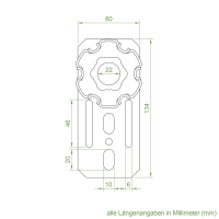 Geiger Antriebslager für ProtecLine und SolidLine Motoren mit SOC Motorkopf