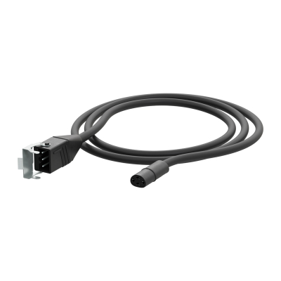 Geiger Anschlussleitung  | schwarz | Länge 1500 mm | Geiger Motorstecker / STAS3 Hirschmann Stecker