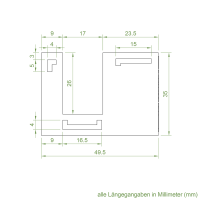 Einlauftrichter 50 x 35 mm | Sonderanfertigung