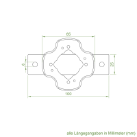 Rademacher Click-Altbaulager 4015K-12 | für Rademacher Antriebe Small/Medium