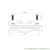Rademacher Click-Altbaulager 4015K-12 | für Rademacher Antriebe Small/Medium