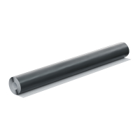 Aufgerollte X-Ready Bleitapete mit grau lackierter...