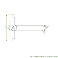 DEFLEX Spannelement komplett | Ersatzteil für Hochwasserschutz Dammbalkensystem