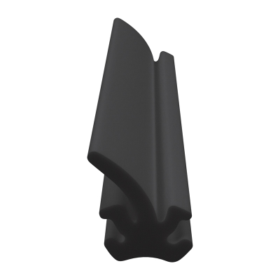 3D Modell der Lippendichtung LP037 in schwarz für Fenster.