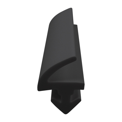 3D Modell der Lippendichtung LP052 in schwarz für Fenster.