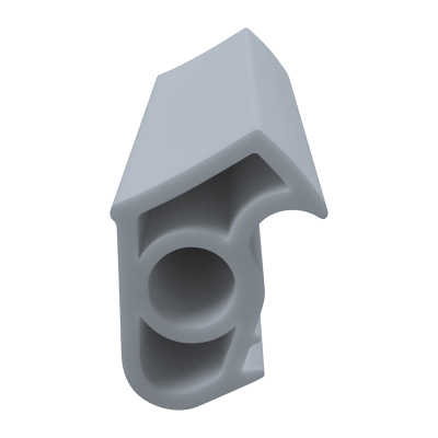 3D Modell der Stahlzargendichtung SZ045 in grau für senkrechte Nuten zum Tüblatt.
