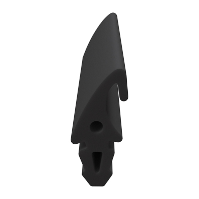 3D Modell der Lippendichtung LP054 in schwarz für Fenster.