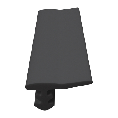 3D Modell der Lippendichtung LP059 in schwarz für Fenster.