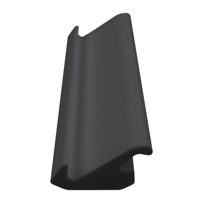 3D Modell der Lippendichtung LP061 in schwarz für Fenster.