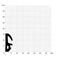 Zeichnung des Dichtungsprofils der Mitteldichtung MI015...