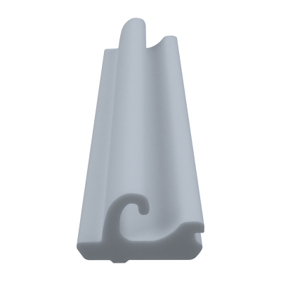 3D Modell der Lippendichtung LP083 in grau für Fenster.