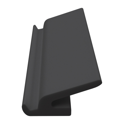 3D Modell der Lippendichtung LP084 in schwarz für Fenster.