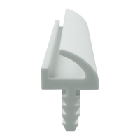 3D Modell der Zimmertürdichtung ZT048 in weiß...