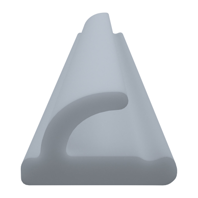 3D Modell der Lippendichtung LP112 in grau für Fenster.