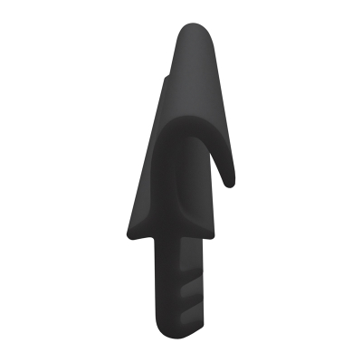 3D Modell der Lippendichtung LP114 in schwarz für Fenster.