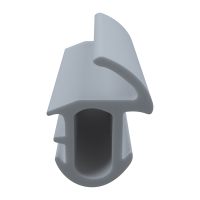 3D Modell der Stahlzargendichtung SZ091 in grau für senkrechte Nuten zum Tüblatt.