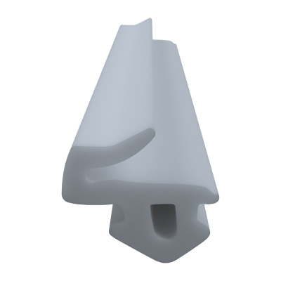 3D Modell der Lippendichtung LP123 in grau für Fenster.