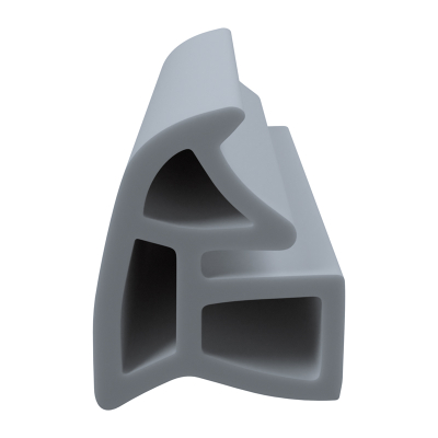 3D Modell der Stahlzargendichtung SZ095 in grau für seitliche Nuten zum Tüblatt.