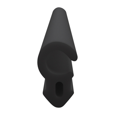 3D Modell der Lippendichtung LP131 in schwarz für Fenster.