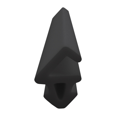 3D Modell der Lippendichtung LP135 in schwarz für Fenster.
