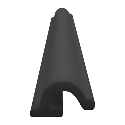 3D Modell der Lippendichtung LP145 in schwarz für Fenster.